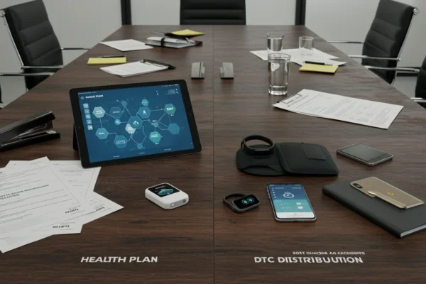 Healthcare AI Moats: Health Plan vs. DTC Distribution