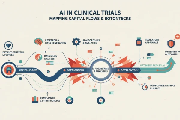 AI in Clinical Trials: Mapping Capital Flows & Bottlenecks